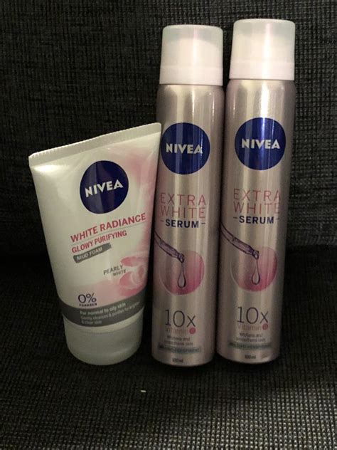 Nivea Deodorant For Woman Spray Extra Whitening Serum 100ml Shopee