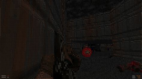 doom rendered entirely in ascii is the most 1337 way to play
