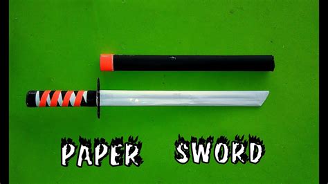 paper sword easy  toy  kids game youtube
