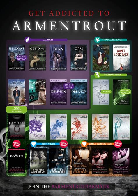 The Jennifer L Armentrout Series Guide Lux Series The Covenant Novella