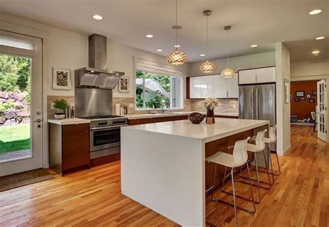 island features trending  kitchen design mike blake custom homes