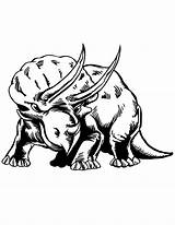 Dinosaur Coloring Pages Realistic Triceratops Drawing Printable Print Clip Library Popular Clipart sketch template