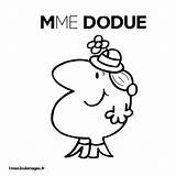 Monsieur Madame Dodue Coloring Miss Pages Little Bing sketch template