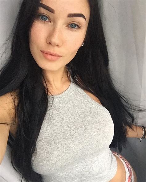 beautiful russian woman with lovely blue eyes nina serebrova taking a selfie ninaserebrova