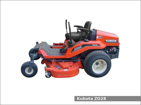 kubota zd  turn mower review  specs tractor specs