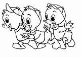 Coloring Duck Donald Pages Disney Cartoon Characters Baby Cute Daisy Printable Colouring Girls Drawing Kids Girl Ducks Print Color Cartoons sketch template