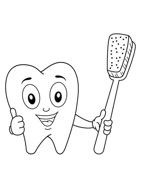 printable tooth picture
