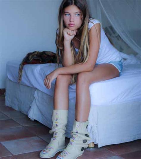 thylane blon­deau le foto private della modella di soli 14 anni people