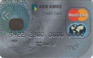 bank card mastercard standard abn amro bank netherlands colnl mc