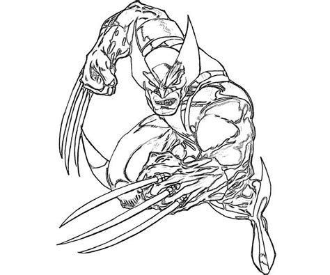printable wolverine coloring pages coloringmecom
