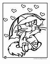 Kitten Valentine Victorious Peach sketch template