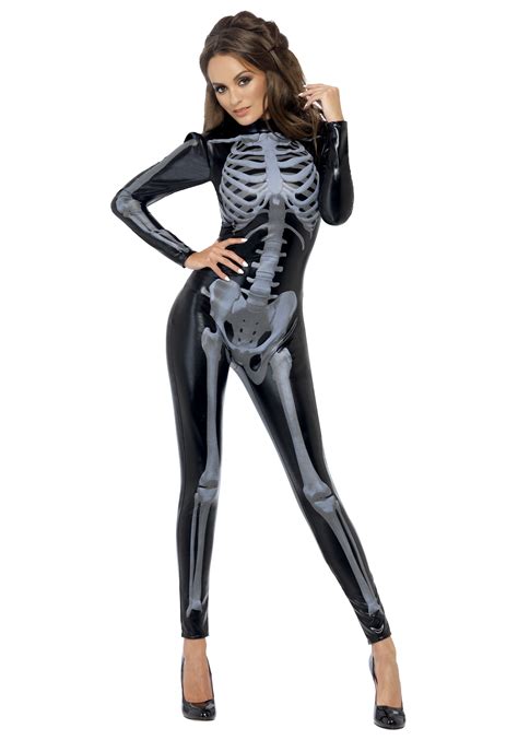 women s x ray skeleton jumpsuit