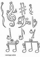 Noten Malvorlage Malvorlagen Boyama Vorzeichen Musikinstrumente Notalar Großformat Lieder Ucretsiz Muzik Sayfasi Notlari Sayfalari sketch template
