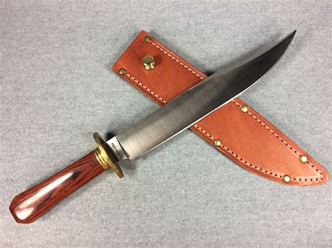 cold steel cc carbon  steel laredo bowie knife  leather sheath worth