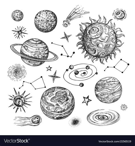image result  planet sketches planetas desenho dos planetas