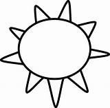 Matahari Animasi Putih Paling Mewarnai sketch template