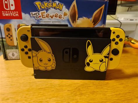 limited edition nintendo switch lets  eevee  koep pa tradera