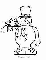 Coloring Pages Buddies Snow Snowman sketch template