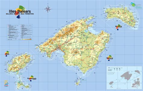 mapa de las islas baleares tamano completo