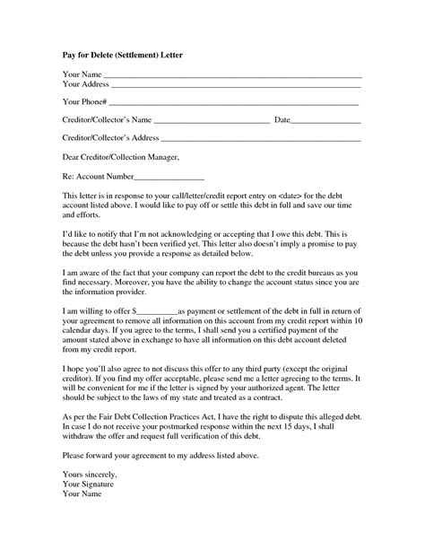 sample counter offer letter  insurance settlement settlement