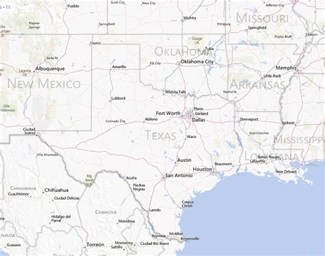 texas city map