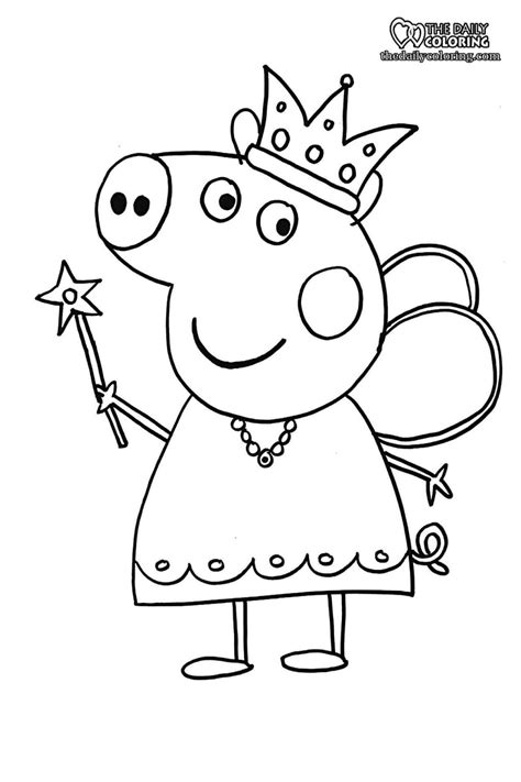 peppa pig coloring pages  daily coloring