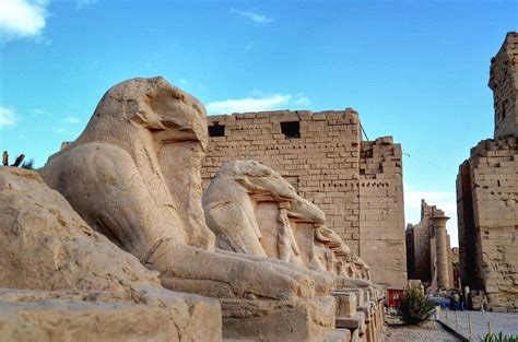 entering  temple  karnak  egypt