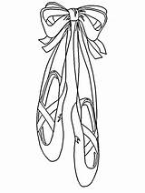 Shoes Coloring Pages Ballet Clipart Designs Gif sketch template
