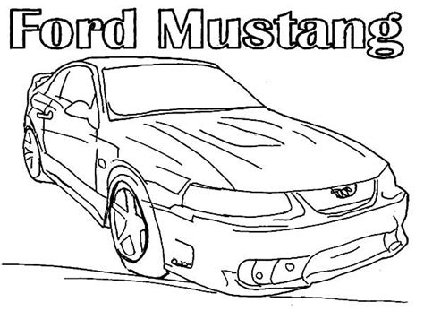 car mustang coloring pages  place  color   coloring