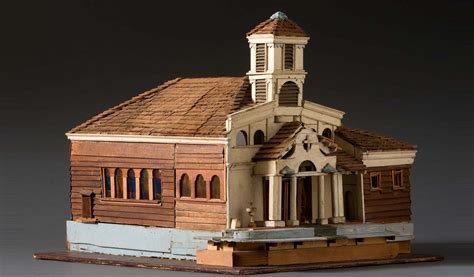architectural church model  folk