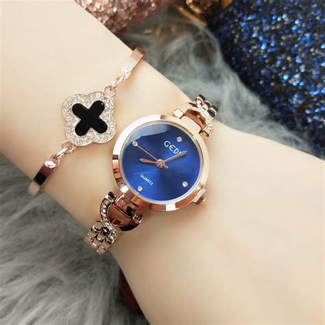 Fairy Ladies Women Wrist Watch Stainless Steel With Glass Japanese Flat