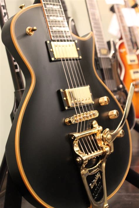 insanely gorgeous matte black esp guitars eclipse with