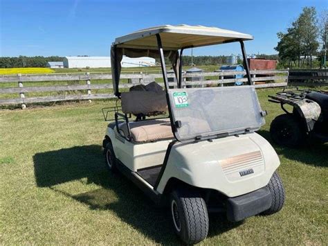 yamaha golf cart russell mb jn  yorkton auction centre