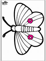 Butterfly Pricking Card Advertisement sketch template