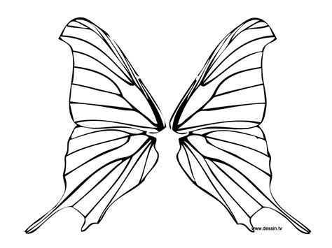 template  butterfly wings clipart