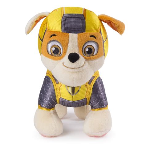 paw patrol  mighty pups rubble plush  ages    wal mart exclusive walmartcom