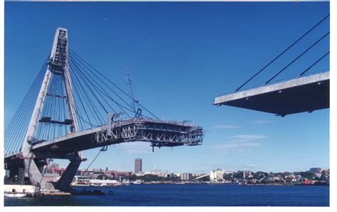 anzac bridge  construction rsydney