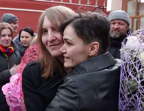 defiant russian lesbians use loophole to get legally married