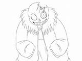 Sans Coloring Horrortale Drawing Underfell Pages Undertale Time Sketch Template sketch template