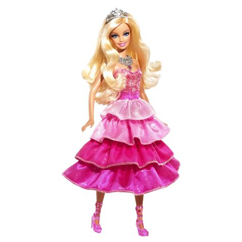 barbie sparkle lights princess pink doll toy  mattel