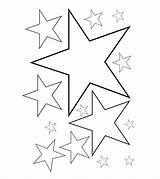 Coloring Star Pages Stars Color Count Printable Toddler Many sketch template