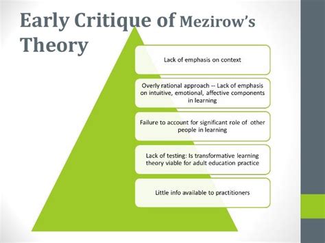 class  mezirows transformative learning theory