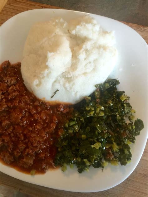 sadza nemurimo zimbabwe traditional food staple food chimbaura africa food zimbabwe food