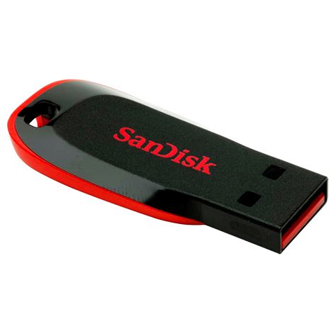 sandisk cruzer blade gb usb  flash drive black sdcz