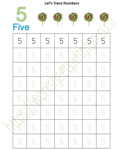 mathematics preschool number  tracing