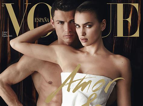 Cristiano Ronaldo Poses Naked With Irina Shayk For Vogue