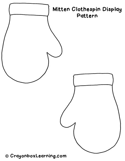mitten pattern coloring page coloring page