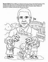 Coloring Pages History African American Obama Printable Michelle Barack Leaders Book Books Color Month Getcolorings Sheets Sheet Getdrawings Choose Board sketch template