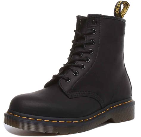 dr martens  greasy  eyelet lace  casual core  black size uk   ebay
