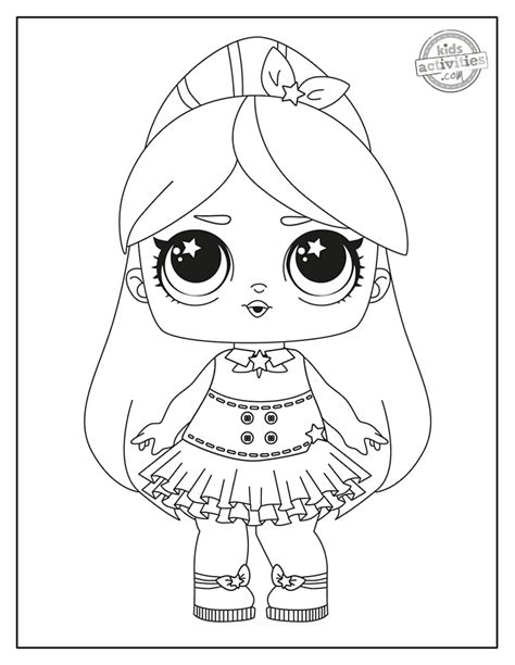 lol doll coloring pages